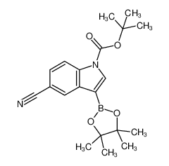 1185427-07-9 structure, C20H25BN2O4