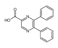 5,6-diphenyl-pyrazine-2-carboxylic acid 13515-07-6