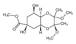 methyl (2R,3S,4aR,6S,8R,8aR)-6,8-dihydroxy-2,3-dimethoxy-2,3-dimethyloctahydro-1,4-benzodioxine-6-carboxylate 