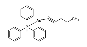 91582-35-3 structure, C23H24AuP