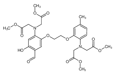 4-hydroxy-5-formyl-5'-methyl BAPTA tetramethyl ester 124903-67-9