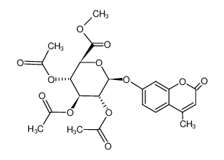 methyl (4'-methylumbelliferyl 2,3,4-tri-O-acetyl-β-D-glucopyranosid)uronate 101014-65-7