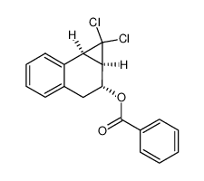 132316-83-7 (1aα,2β,7bα)-1,1-Dichloro-2-(benzoyloxy)-1a,2,3,7b-tetrahydro-1H-cyclopropa<a>naphthalene