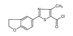 2-(2,3-二羟基-1-苯并呋喃-5-基)-4-甲基-1,3-噻唑-5-甲酰氯