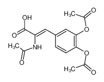 α-acetylamino-β-(3,4-diacetoxyphenyl)acrylic acid 65329-03-5