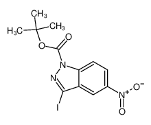 tert-butyl 3-iodo-5-nitroindazole-1-carboxylate 459133-69-8