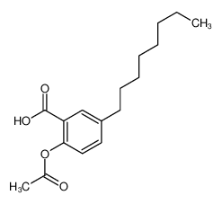 95772-48-8 spectrum, 2-acetyloxy-5-octylbenzoic acid