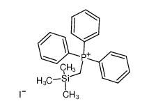 triphenyl(trimethylsilylmethyl)phosphanium,iodide 3739-98-8