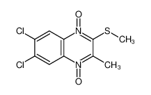 170806-10-7 6,7-dichloro-3-methyl-2-methylsulfanyl-4-oxidoquinoxalin-1-ium 1-oxide