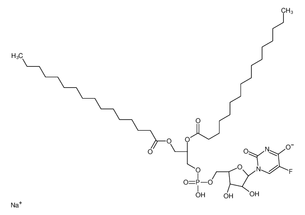 116696-69-6 structure, C44H77FN2NaO13P