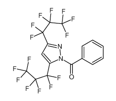 [3,5-bis(1,1,2,2,3,3,3-heptafluoropropyl)pyrazol-1-yl]-phenylmethanone 231953-37-0