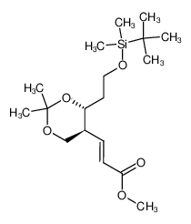 193476-15-2 methyl (2E)-2-[(1S,2R)-tert-butyldimethylsilyloxyethyl-4,4-dimethyl-3,5-dioxacyclohexyl]2-propenoate