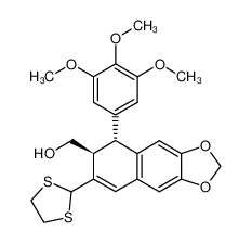 [(5R,6S)-7-[1,3]Dithiolan-2-yl-5-(3,4,5-trimethoxy-phenyl)-5,6-dihydro-naphtho[2,3-d][1,3]dioxol-6-yl]-methanol