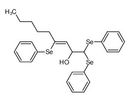 111122-66-8 spectrum, (Z)-1,1,4-Tris(phenylseleno)-3-nonene-2-ol