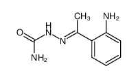 1-(2-amino-phenyl)-ethanone semicarbazone 69561-07-5