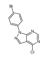 1-(4-bromophenyl)-4-chloropyrazolo[3,4-d]pyrimidine 832715-52-3