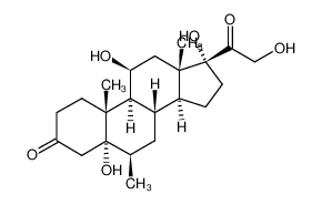 76338-56-2 spectrum, 5,11β,17,21-tetrahydroxy-6β-methyl-5α-pregnane-3,20-dione