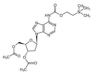 763103-09-9 spectrum, ((2R,3S,5R)-3-acetoxy-5-(6-(((2-(trimethylsilyl)ethoxy)carbonyl)amino)-9H-purin-9-yl)tetrahydrofuran-2-yl)methyl acetate