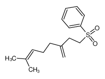 78424-72-3 spectrum, ((7-methyl-3-methyleneoct-6-en-1-yl)sulfonyl)benzene