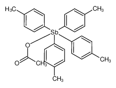 104666-80-0 structure, C30H31O2Sb