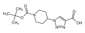 1-(1-(叔丁氧基羰基)哌啶-4-基)-1H-1,2,3-噻唑-4-羧酸