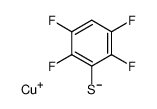 15507-53-6 structure, C6HCuF4S