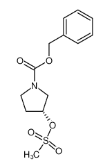 122536-68-9 spectrum, (R)-3-[(methylsulfonyl)oxy]-1-pyrrolidinecarboxylic acid phenylmethyl ester