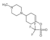 [4-(4-methylpiperazin-1-yl)cyclohexen-1-yl] trifluoromethanesulfonate