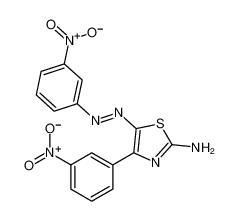 39875-05-3 structure, C15H10N6O4S