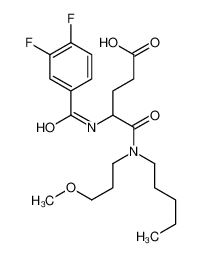 111106-23-1 structure, C21H30F2N2O5