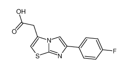 2-[6-(4-fluorophenyl)imidazo[2,1-b][1,3]thiazol-3-yl]acetic acid 878259-69-9