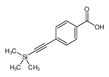 16116-80-6 spectrum, 4-(2-trimethylsilylethynyl)benzoic acid