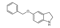 5-phenylmethoxy-2,3-dihydro-1H-indole 92818-36-5