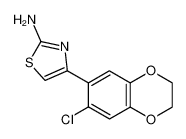 4-(7-氯-2,3-二氢-1,4-苯并二氧杂环己-6-基)-1,3-噻唑-2-胺