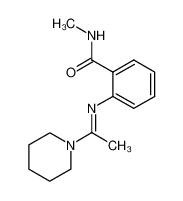 221552-08-5 spectrum, N-Methyl-2-[1-piperidin-1-yl-eth-(E)-ylideneamino]-benzamide