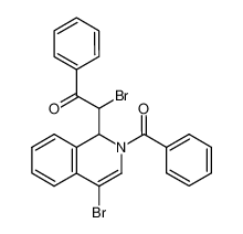 126798-67-2 structure, C24H17Br2NO2