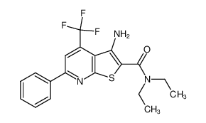 400863-50-5 structure, C19H18F3N3OS