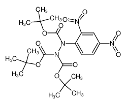 1-(2,4-dinitrophenyl)-1,2,2-tris(tert-butoxycarbonyl)hydrazine 185456-38-6