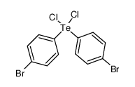 36898-45-0 structure, C12H8Br2Cl2Te