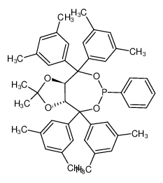 (3aR,8aR)-4,4,8,8-tetrakis(3,5-dimethylphenyl)-2,2-dimethyl-6-phenyltetrahydro-[1,3]dioxolo[4,5-e][1,3,2]dioxaphosphepine