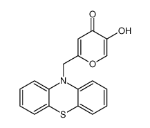 101605-40-7 5-hydroxy-2-(phenothiazin-10-ylmethyl)pyran-4-one