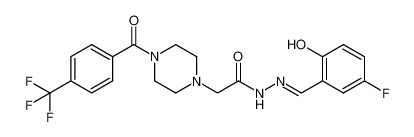 1554476-05-9 structure, C21H20F4N4O3