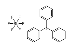 437-18-3 structure, C19H15F6Sb+