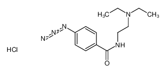 4-azido-N-[2-(diethylamino)ethyl]benzamide,hydrochloride 70020-60-9