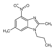 2,6-dimethyl-4-nitro-1-propylbenzimidazole