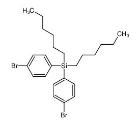 686326-06-7 structure, C24H34Br2Si