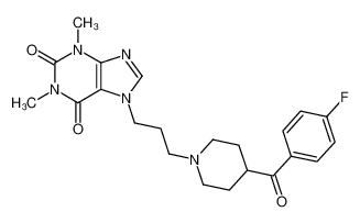 85118-43-0 structure, C22H26FN5O3