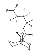 1-(3,3,4,4,5,5,6,6-八氟-1-碘己基)-2,8,9-三氧杂-5-氮杂-1-硅杂双环[3.3.3]十一烷