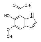 83868-34-2 acetyl-7 hydroxy-6 methoxy-5 indole