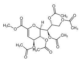 methyl 4,5,7,8,9-penta-O-acetyl-2,3,5-trideoxy-D-glycero-D-galacto-non-2-eno-pyranosonate 136737-07-0